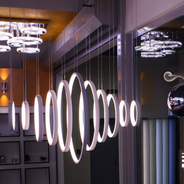 Люстра подвесная декоративная Spring AD14036-11A хром — Multielectrika