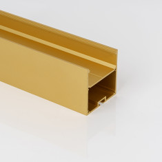 Алюминиевый профиль Design LED LS 5050, 2500 мм, золотой &mdash; Multielectrika