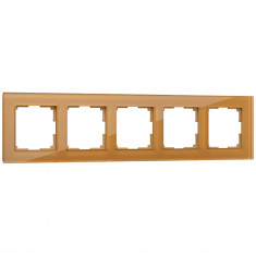 Рамка на 5 постов (бронзовый) WL01-Frame-05 &mdash; Multielectrika