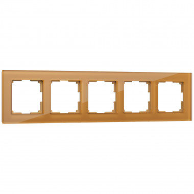 Рамка на 5 постов (бронзовый) WL01-Frame-05 — Multielectrika