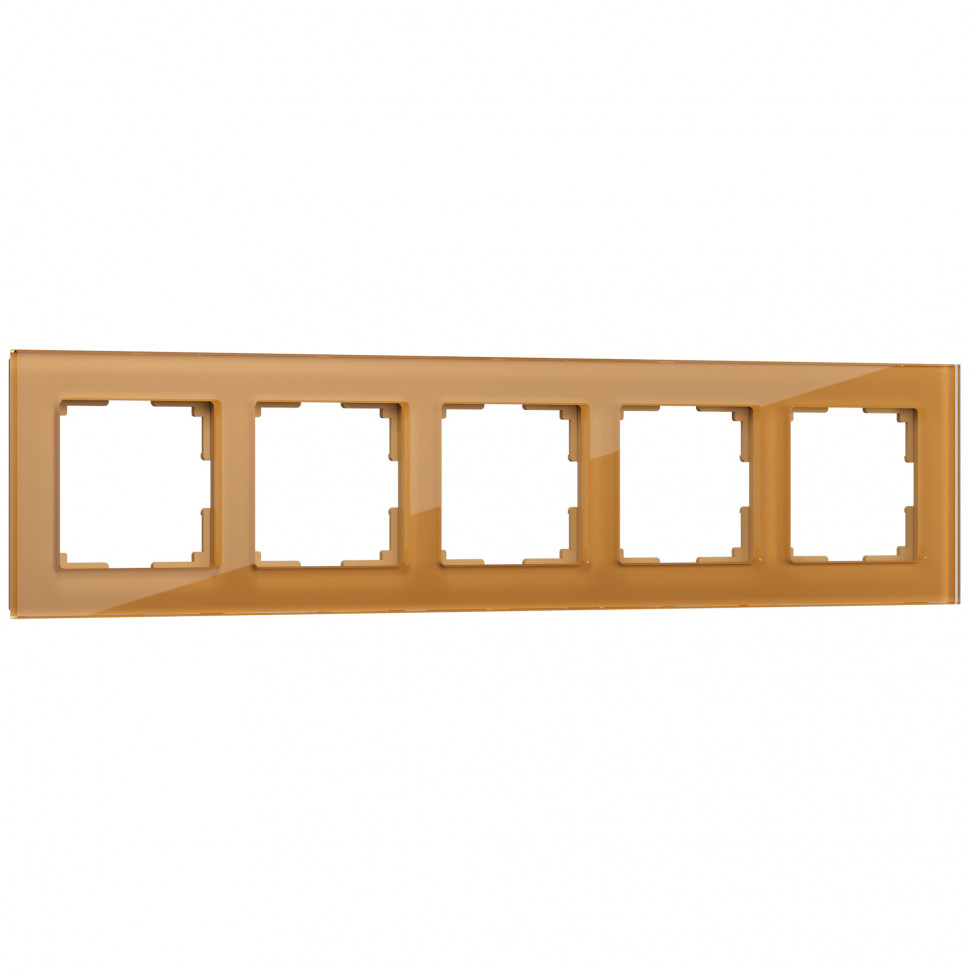 Рамка на 5 постов (бронзовый) WL01-Frame-05 фото 1 — Multielectrika