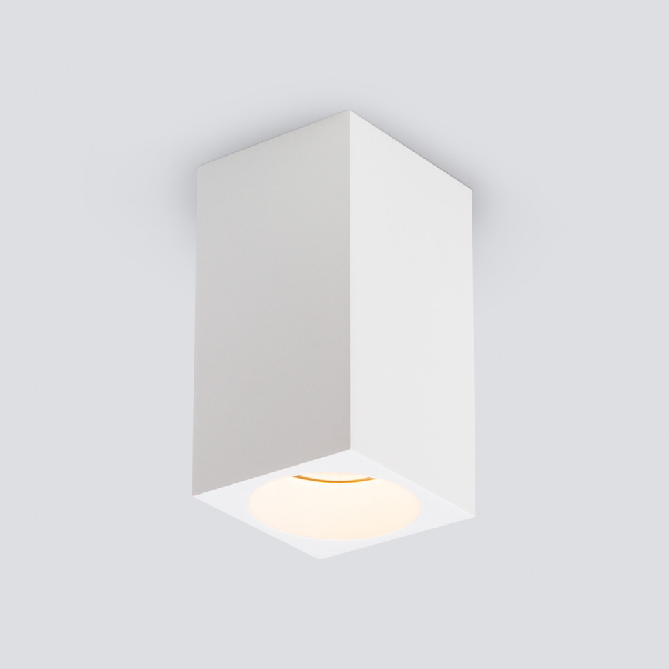 Накладной потолочный светильник 1085 GU10 WH белый матовый фото 1 — Multielectrika