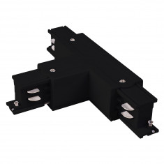 Коннектор Т-образный для трехфазного шинопровода левый черный TRC-1-3-TL-BK &mdash; Multielectrika