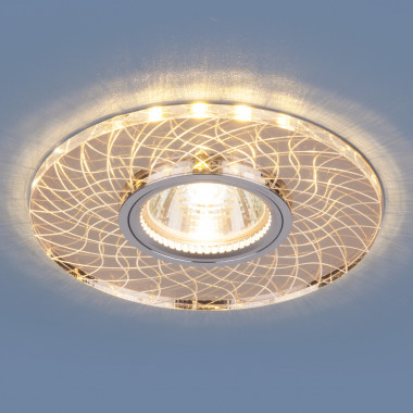 Точечный светодиодный светильник 8091 MR16 SL/GD зеркальный/золотой — Multielectrika