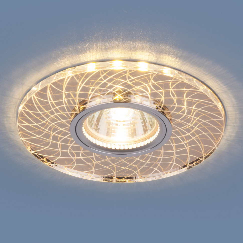 Точечный светодиодный светильник 8091 MR16 SL/GD зеркальный/золотой фото 1 — Multielectrika