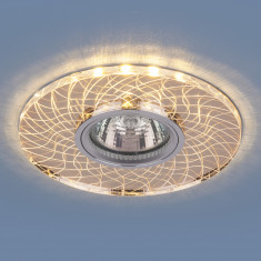 Точечный светодиодный светильник 8091 MR16 SL/GD зеркальный/золотой &mdash; Multielectrika