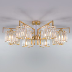 Умный потолочный светильник 10126/8 золото &mdash; Multielectrika