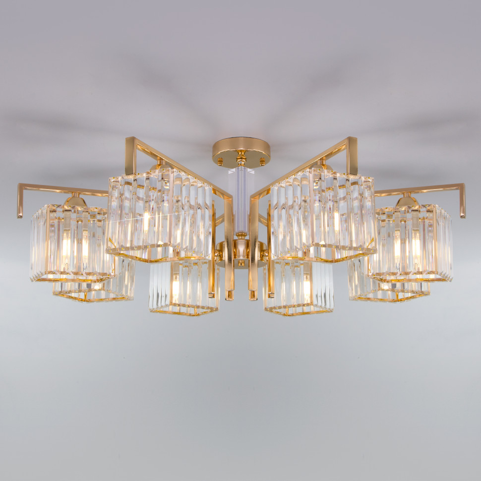 Умный потолочный светильник 10126/8 золото фото 1 — Multielectrika