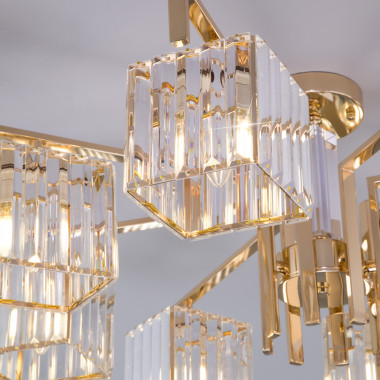 Умный потолочный светильник 10126/8 золото — Multielectrika