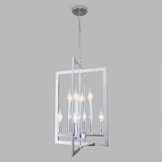 Подвесная люстра в стиле лофт 327/8 хром &mdash; Multielectrika