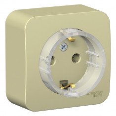 Розетка силовая, компакт Systeme Electric Blanca без шторок, бежевая 16А &mdash; Multielectrika