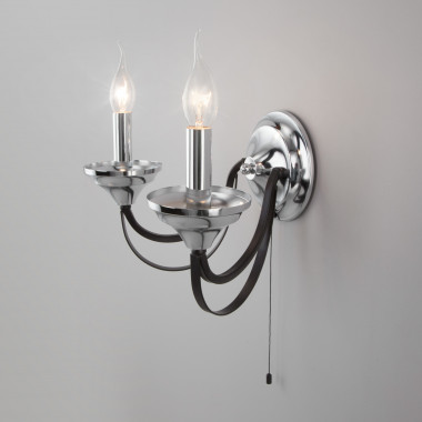 Бра в стиле лофт 60098/2 хром — Multielectrika