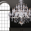 Подвесная люстра с хрусталем 336 хром фото 2 — Multielectrika