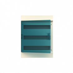 Распределительный шкаф ABB Mistral41, 54 мод., IP41, навесной, термопласт, зеленая дверь, 1SPE007717F1021 &mdash; Multielectrika