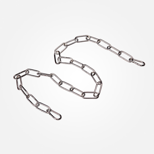 Цепь с карабинами 1 м хром 10300 цепь длиной 1 метр с  2 карабинами хром, арт. 73023 фото 1 — Multielectrika