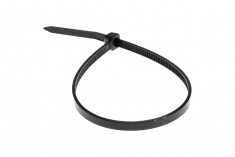 Стяжка кабельная нейлоновая Rexant 200x3,6мм, черная (100 шт/уп) &mdash; Multielectrika