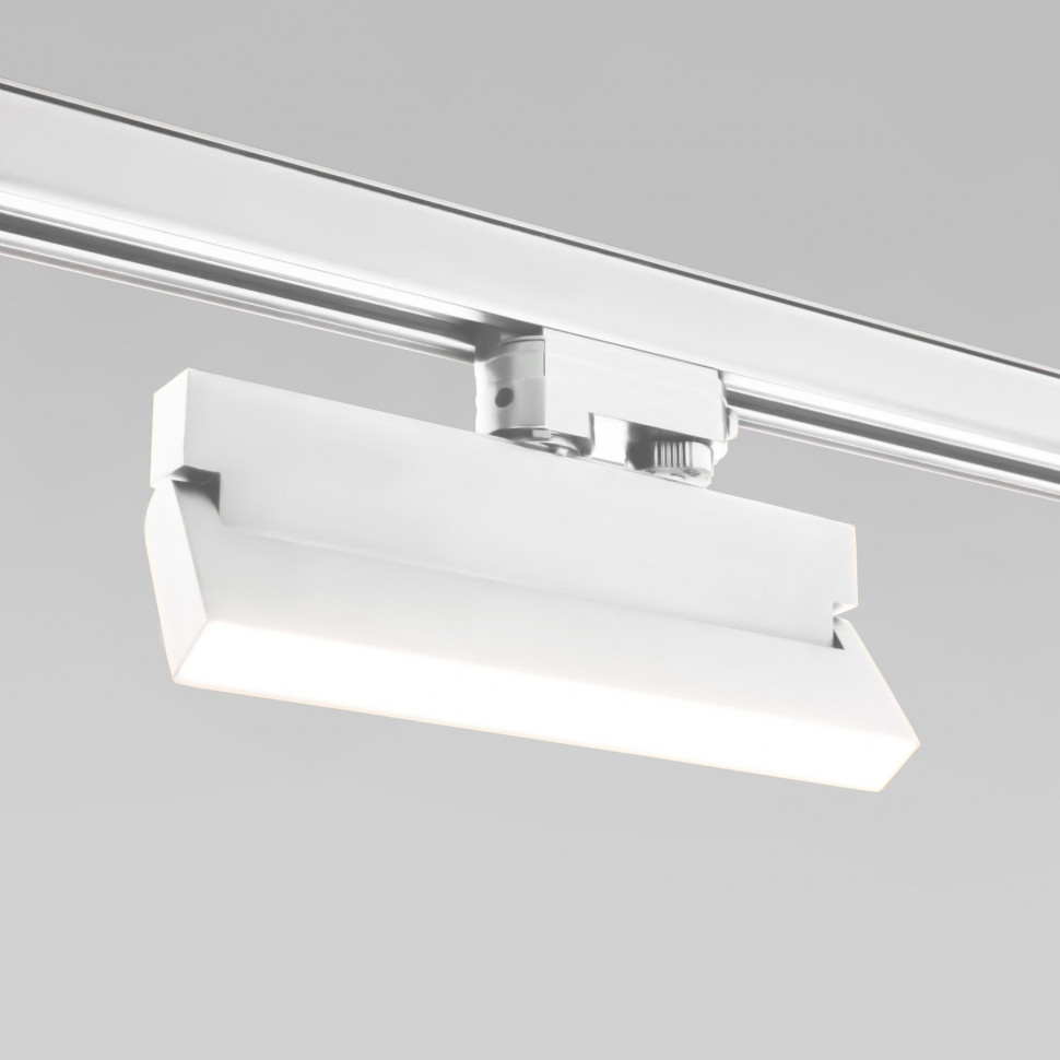 Трековый светильник для трехфазного шинопровода Arda белый 20 Вт 4200 K 85020/01 фото 1 — Multielectrika