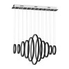 Люстра подвесная декоративная Spring AD14036-11A черная фото 3 — Multielectrika