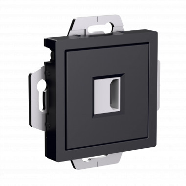 AtlasDesign Карбон Розетка HDMI, механизм &mdash; Multielectrika