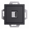 AtlasDesign Карбон Розетка HDMI, механизм фото 1 &mdash; Multielectrika