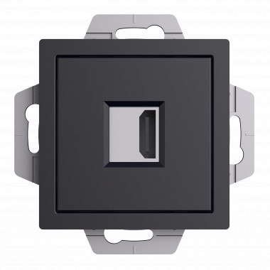 AtlasDesign Карбон Розетка HDMI, механизм &mdash; Multielectrika