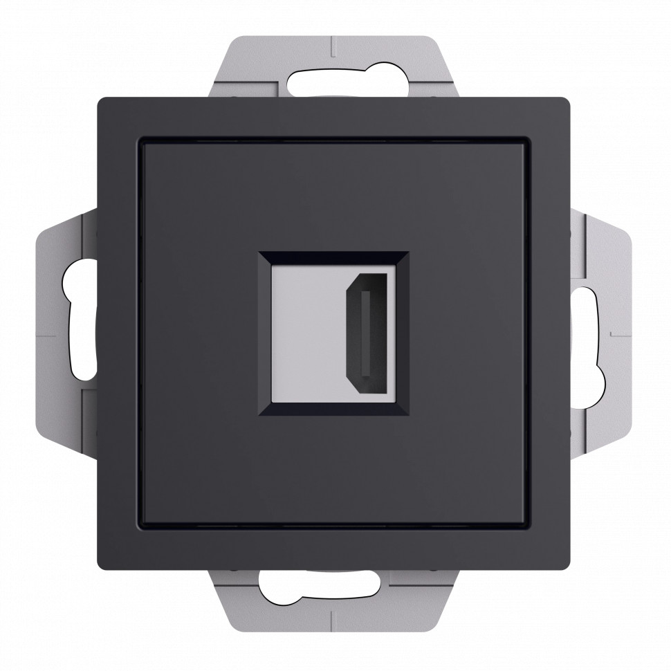 AtlasDesign Карбон Розетка HDMI, механизм фото 1 &mdash; Multielectrika