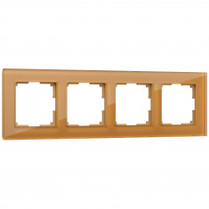 Рамка на 4 поста (бронзовый) WL01-Frame-04 &mdash; Multielectrika