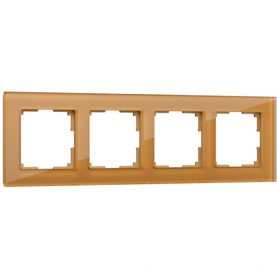Рамка на 4 поста (бронзовый) WL01-Frame-04 фото 1 — Multielectrika