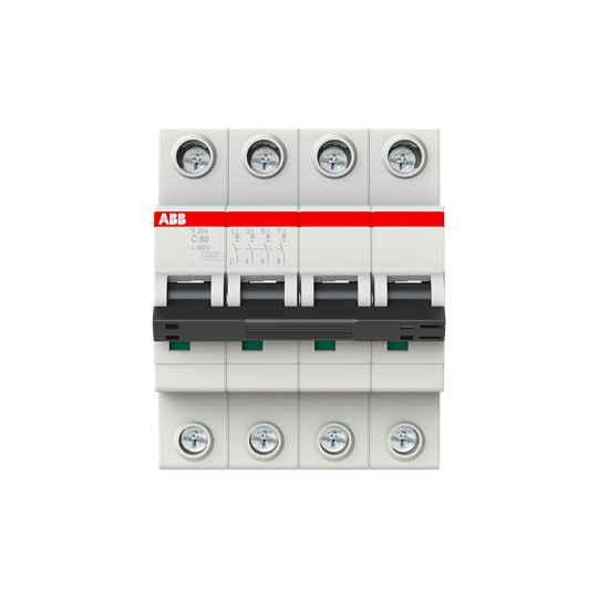 Автоматический выключатель четырехполюсный ABB S204 C80 2CDS254001R0804 фото 1 — Multielectrika Автоматический выключатель четырехполюсный ABB S204 C80 2CDS254001R0804 фото 1 — Multielectrika