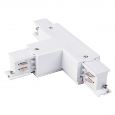 Коннектор Т-образный для трехфазного шинопровода левый белый TRC-1-3-TL-WH &mdash; Multielectrika