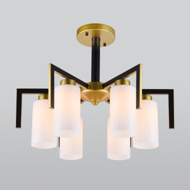 Потолочная люстра в стиле лофт 70126/6 черный — Multielectrika