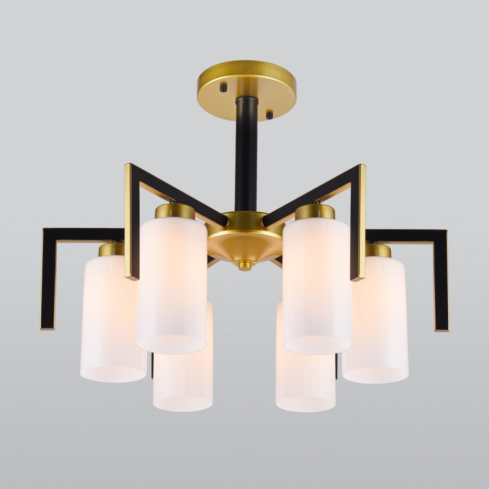 Потолочная люстра в стиле лофт 70126/6 черный фото 1 &mdash; Multielectrika