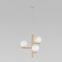 Подвесной светильник со стеклянными плафонами 6799 Estera Wood &mdash; Multielectrika