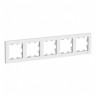 Рамка Schneider Electric Atlas Design на 5 постов, белая