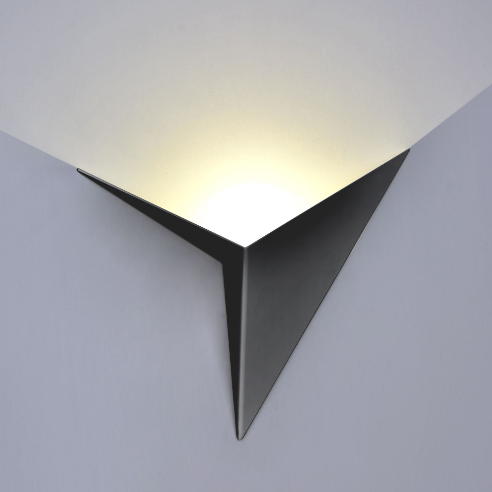 Настенный светодиодный светильник Parete LED MRL LED 3W 1008 IP20 черный фото 1 &mdash; Multielectrika