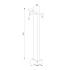 Ландшафтный светодиодный светильник Sensor IP54 1542 TECHNO LED черный фото 24 &mdash; Multielectrika