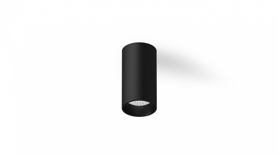 MINI-VL-BASE-S-BL-WW База светильника MINI-VILLY, накладной 3000К Теплый белый, 9Вт, Черный фото 1 — Multielectrika