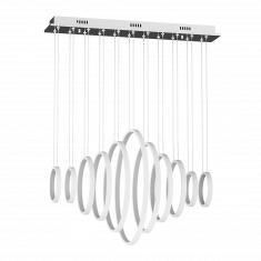 Люстра подвесная декоративная Spring AD14036-11A белая &mdash; Multielectrika
