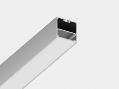 Алюминиевый профиль Design LED LS 5050, 2500 мм, анодированный  &mdash; Multielectrika
