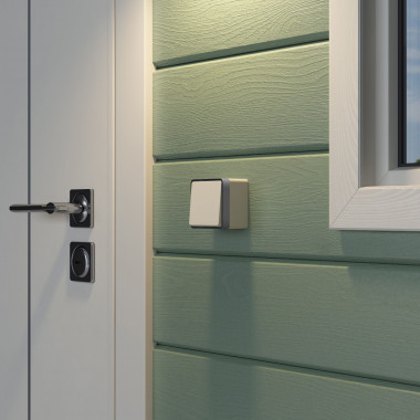 Выключатель одноклавишный влагозащищенный Gallant слоновая кость W5010203 — Multielectrika