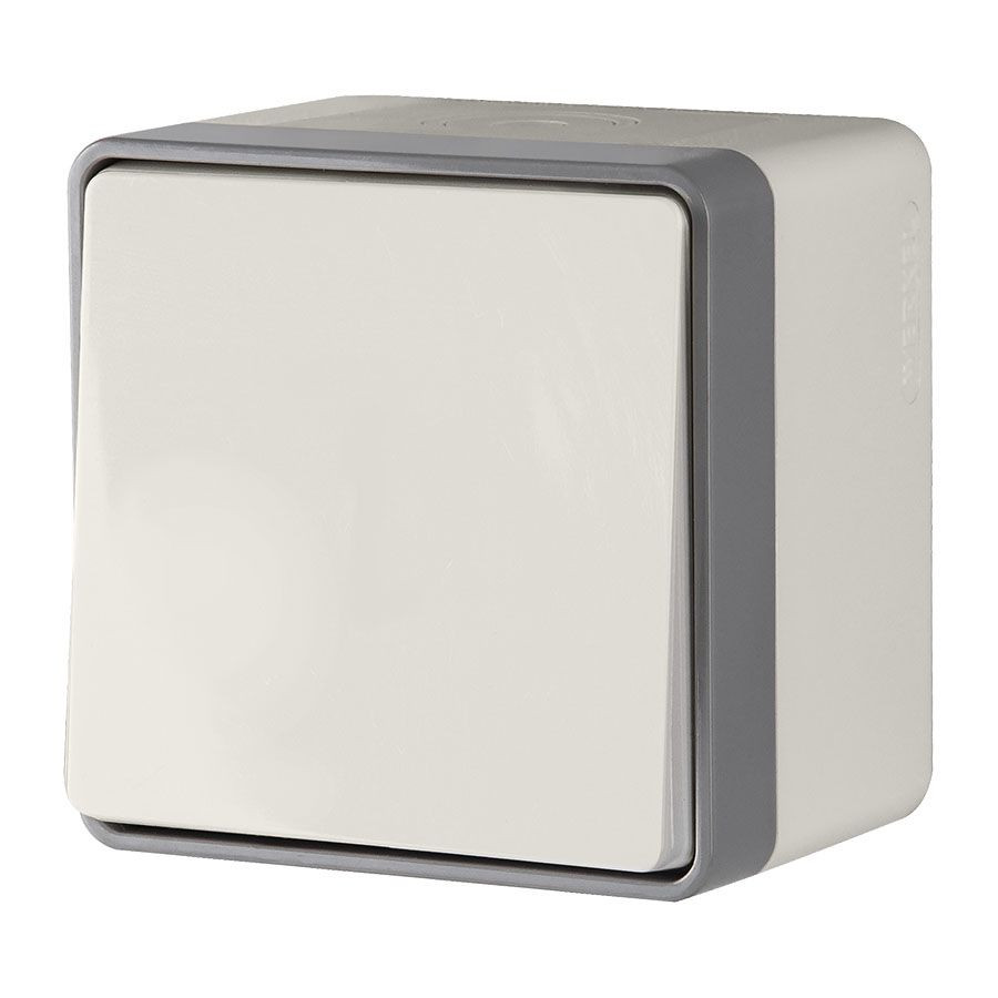 Выключатель одноклавишный влагозащищенный Gallant слоновая кость W5010203 фото 1 &mdash; Multielectrika