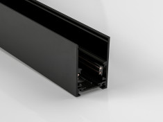 SY-LINK-20S1-2.5-BL, шинопровод накладной глубокий, 48В, черный, 2,5м &mdash; Multielectrika
