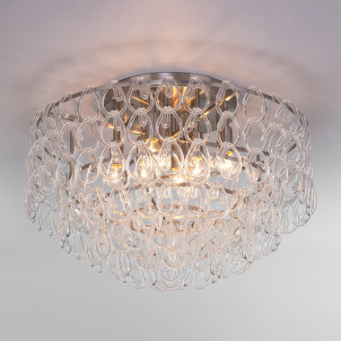 Умный потолочный светильник с фактурным стеклом 380/8 — Multielectrika