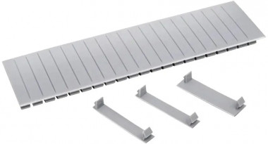 Заглушка 12 модулей серая IEK YZM10-12 &mdash; Multielectrika