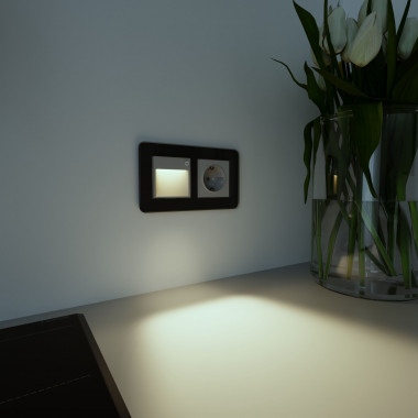 Встраиваемая LED подсветка три режима с датчиком движения (серебряный) W1154606 — Multielectrika