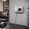 Рамка из пластика для двойной розетки Stark серебряный W0081806 фото 2 &mdash; Multielectrika