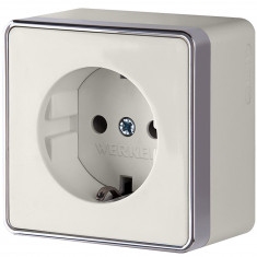 Розетка с заземлением Gallant слоновая кость W5071003 &mdash; Multielectrika