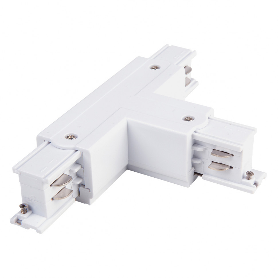 Коннектор Т-образный для трехфазного шинопровода правый белый TRC-1-3-TR-WH фото 1 — Multielectrika