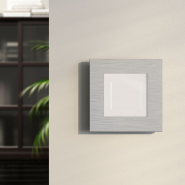 Рамка из металла на 1 пост АluMax алюминий W0013506 &mdash; Multielectrika