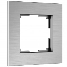 Рамка из металла на 1 пост АluMax алюминий W0013506 &mdash; Multielectrika